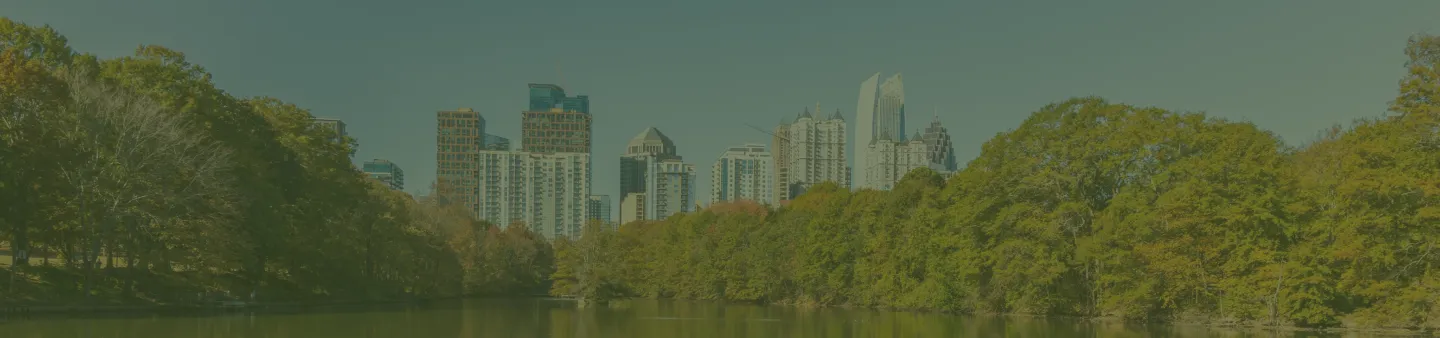 Atlanta metro area skyline