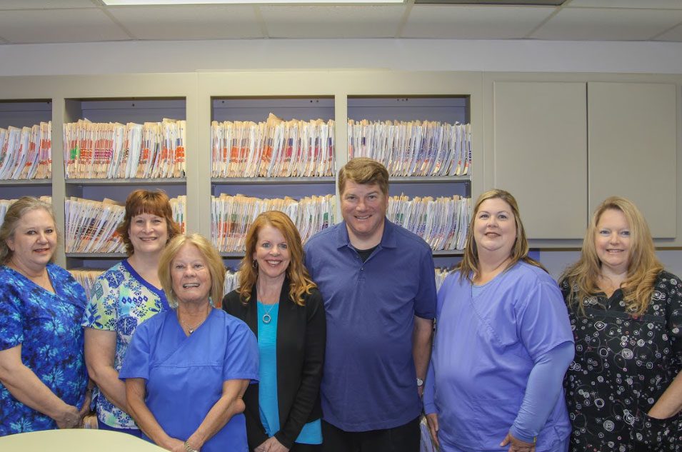 Dental team at Harkins & Silliman Family Dentistry